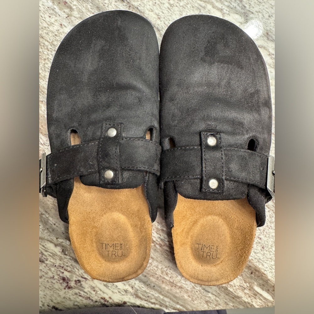 Time and Tru Black Footwear Soles